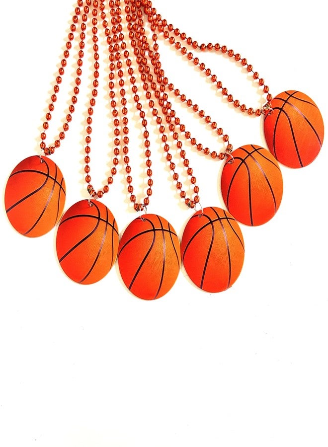 GZYSSL 12 Pcs Sport Theme Party Beads Necklaces Basketball Pendants Beads Necklaces Sport Team Decorations Accessories Party Supplies… - Image 5